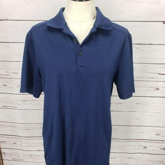 Nike Golf Men’s Dri Fit Navy Polo Short Sleeve Shirt Size Medium - Picture 9 of 9
